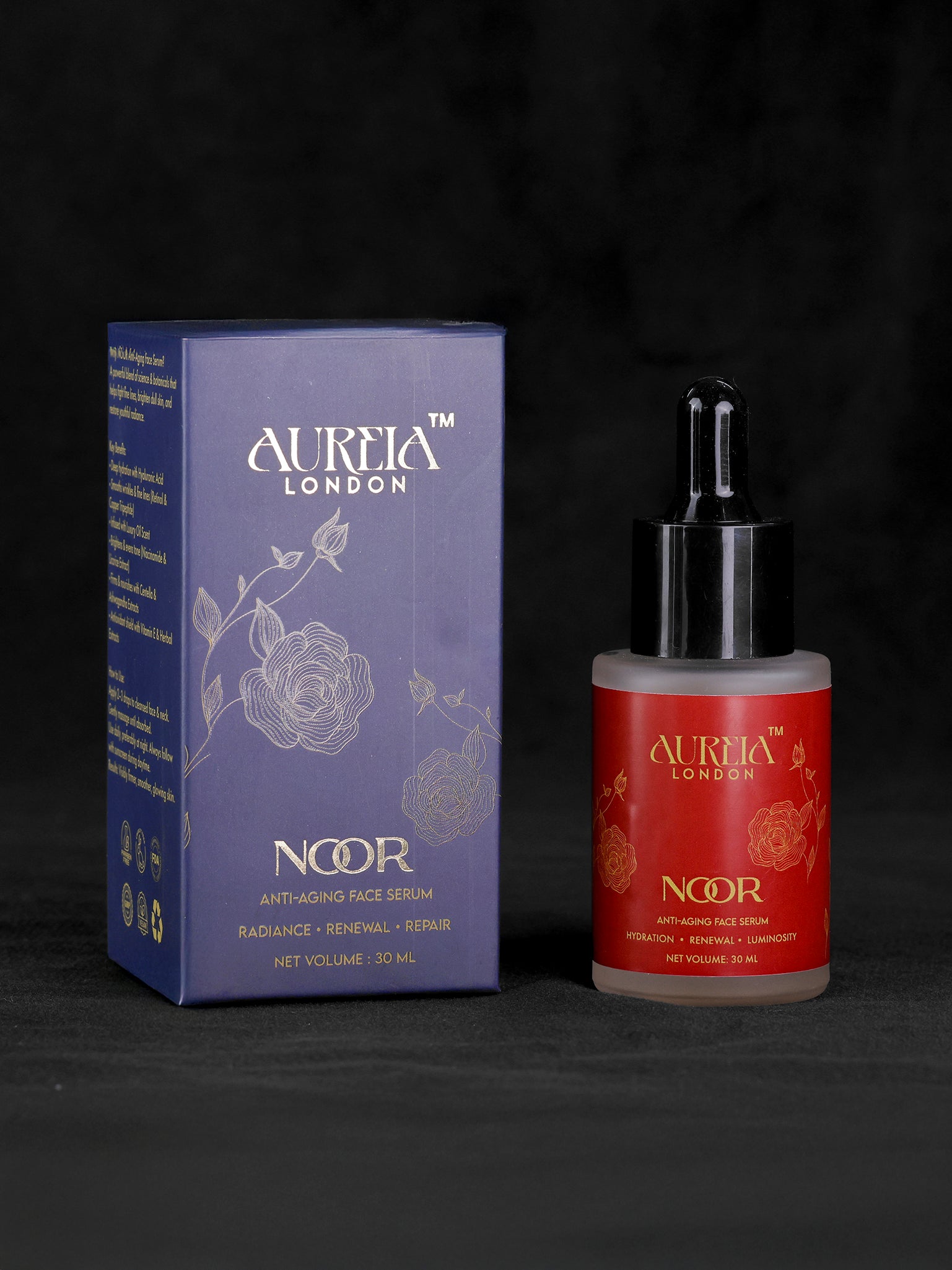 Noor Antiaging Face Serum By Aureia London - 30ml