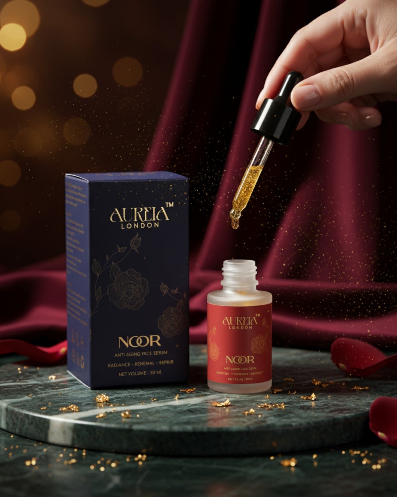 Noor Antiaging Face Serum By Aureia London - 30ml