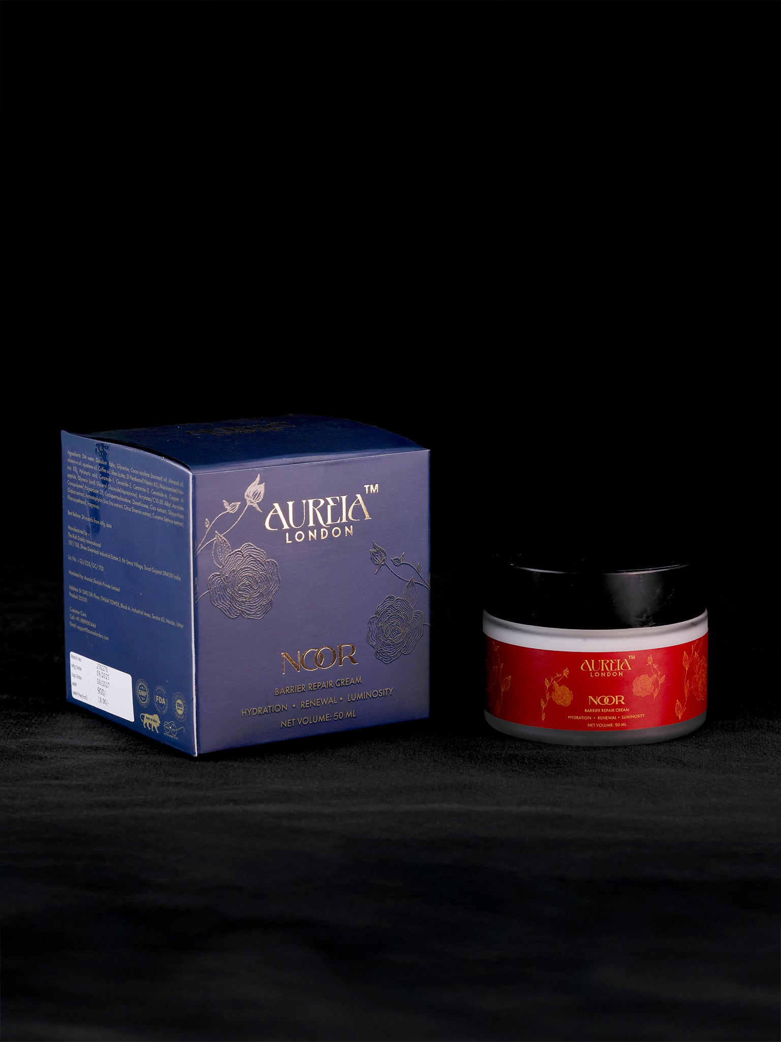 Noor Barrier Repair Cream By Aureia London - 50ml