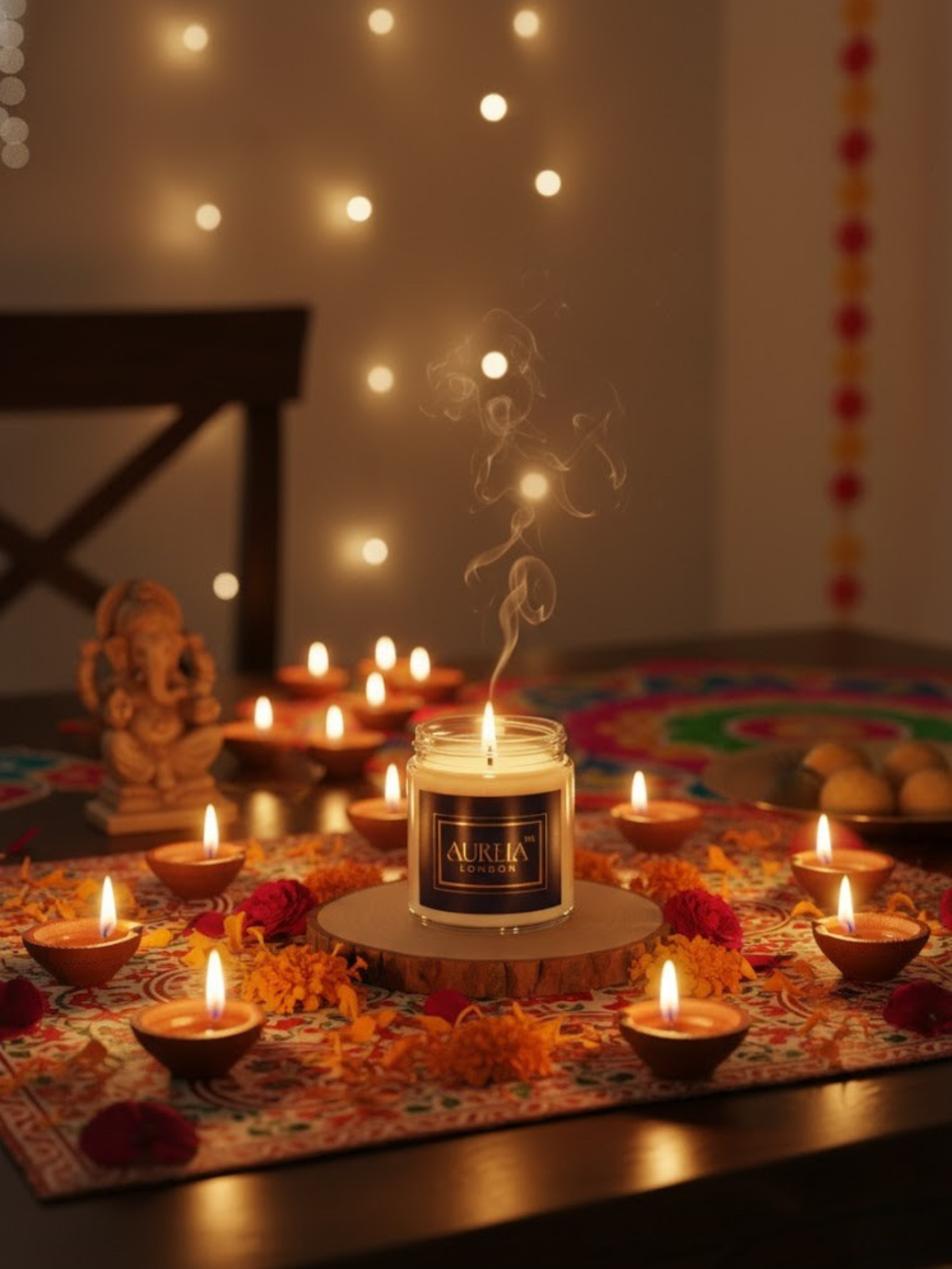 Aureia London — Vanilla & Cinnamon Soy Wax Candle Aureialondon