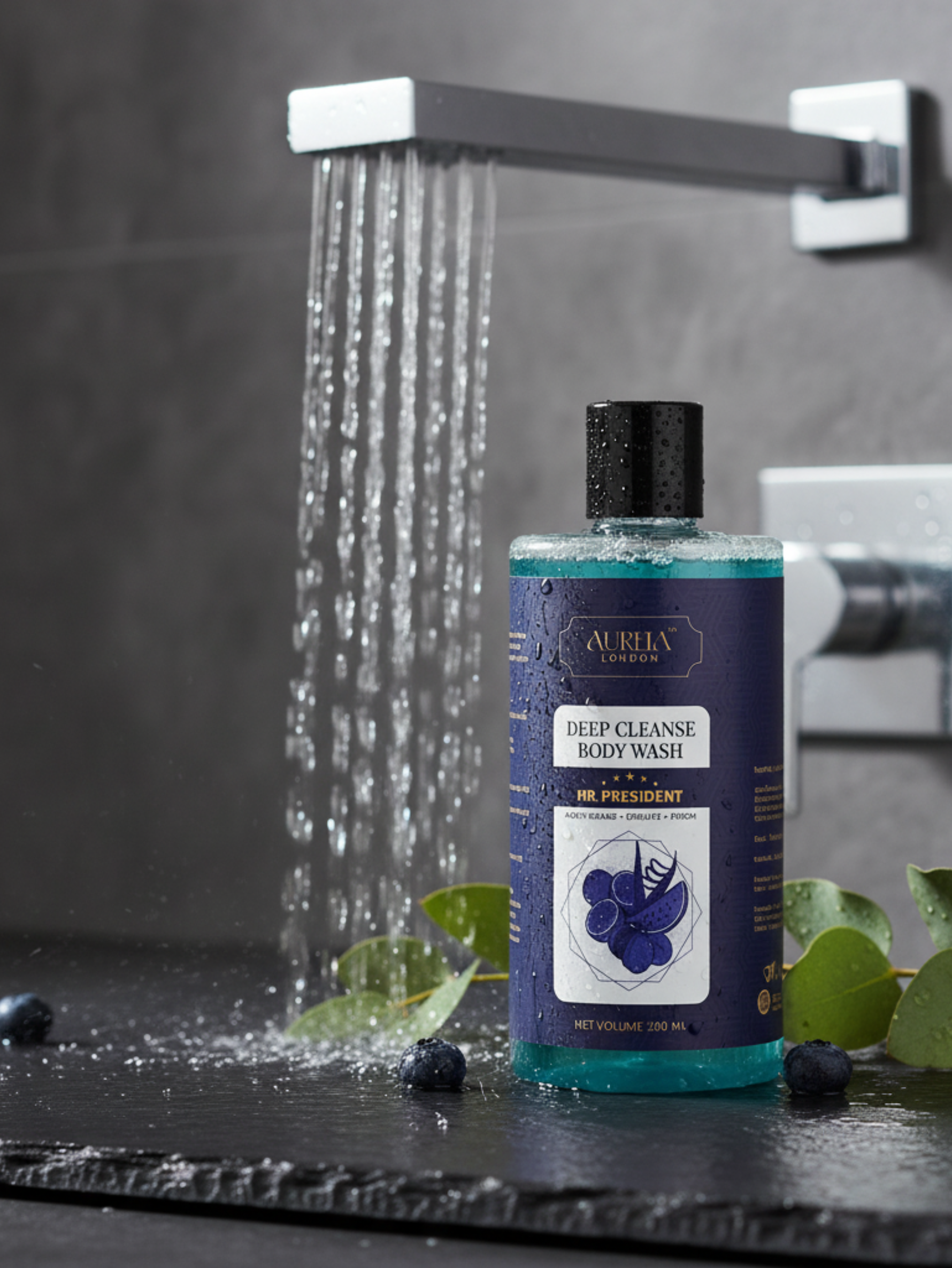 Mr President Deep Cleanse Body Wash By Aureia London - 300ml Aureialondon