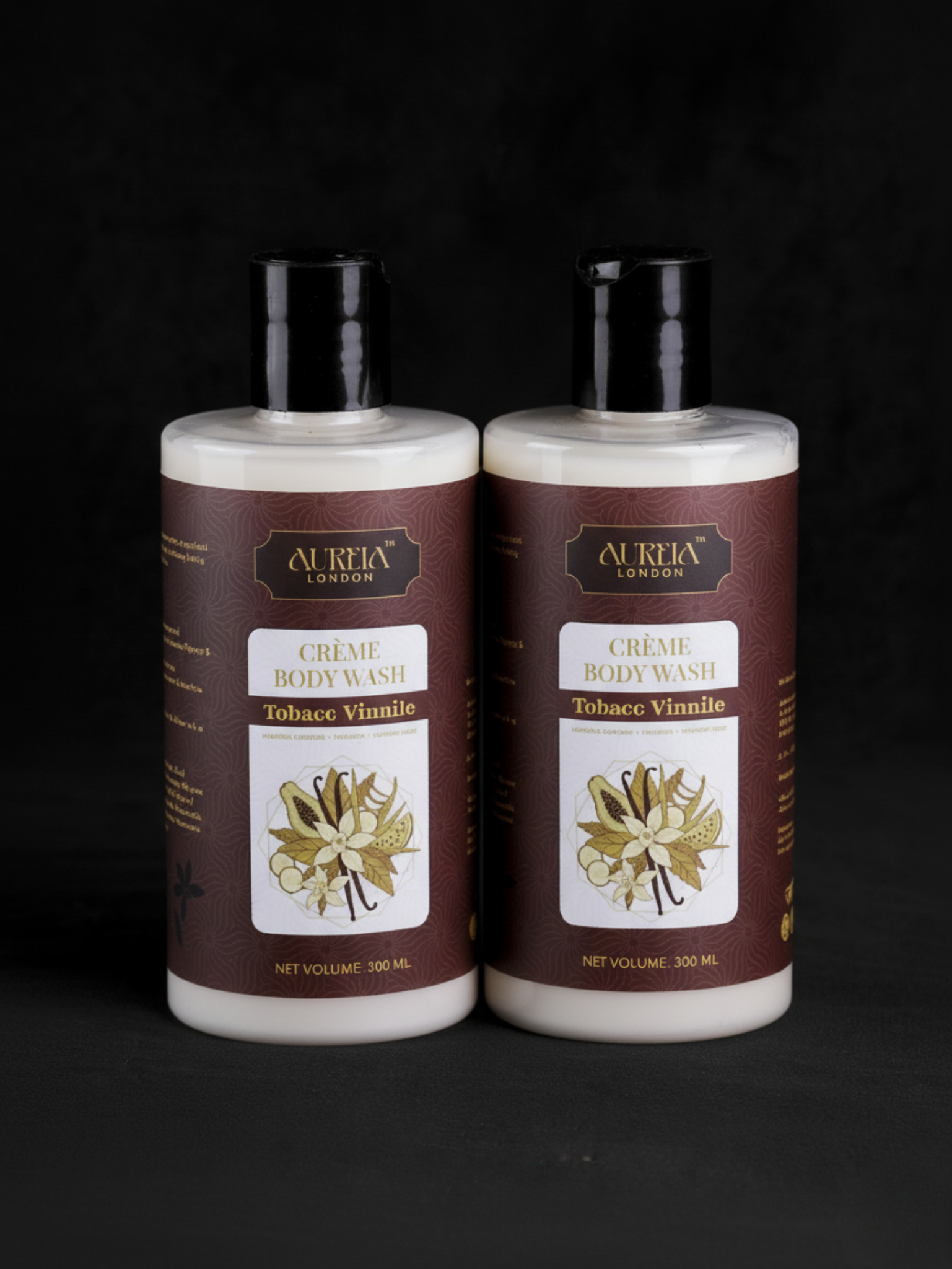 Tobacc Vinnile Crème Body Wash By Aureia London - 300ml Aureialondon