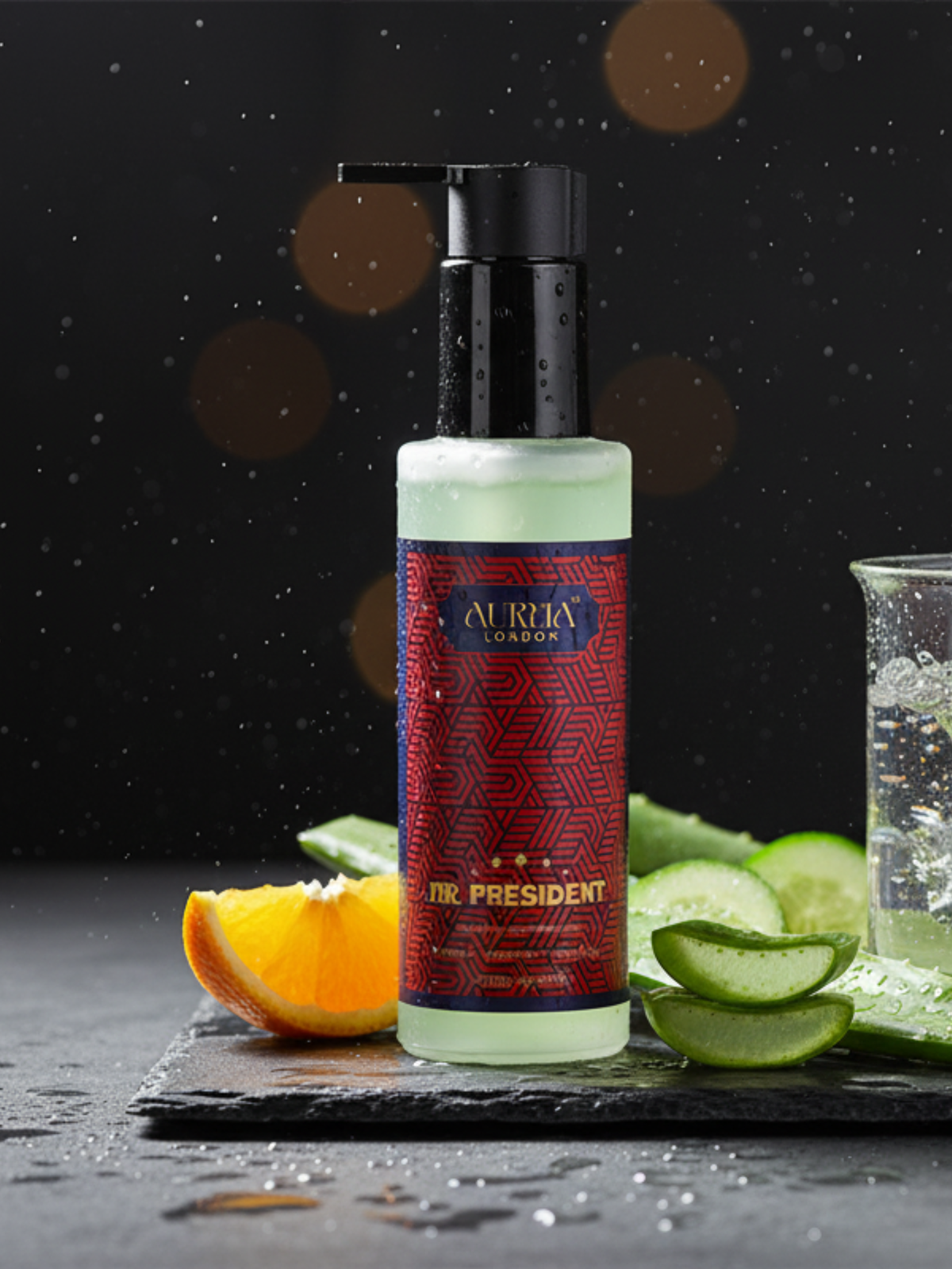 Mr President Power Refresh Face Wash By Aureia London - 100ml Aureialondon