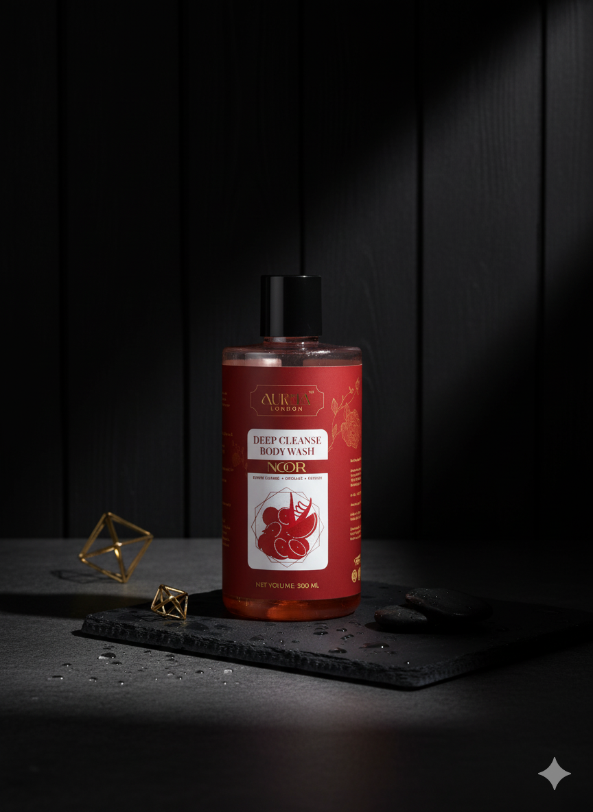 Noor Deep Cleanse Body Wash By Aureia London - 300ml